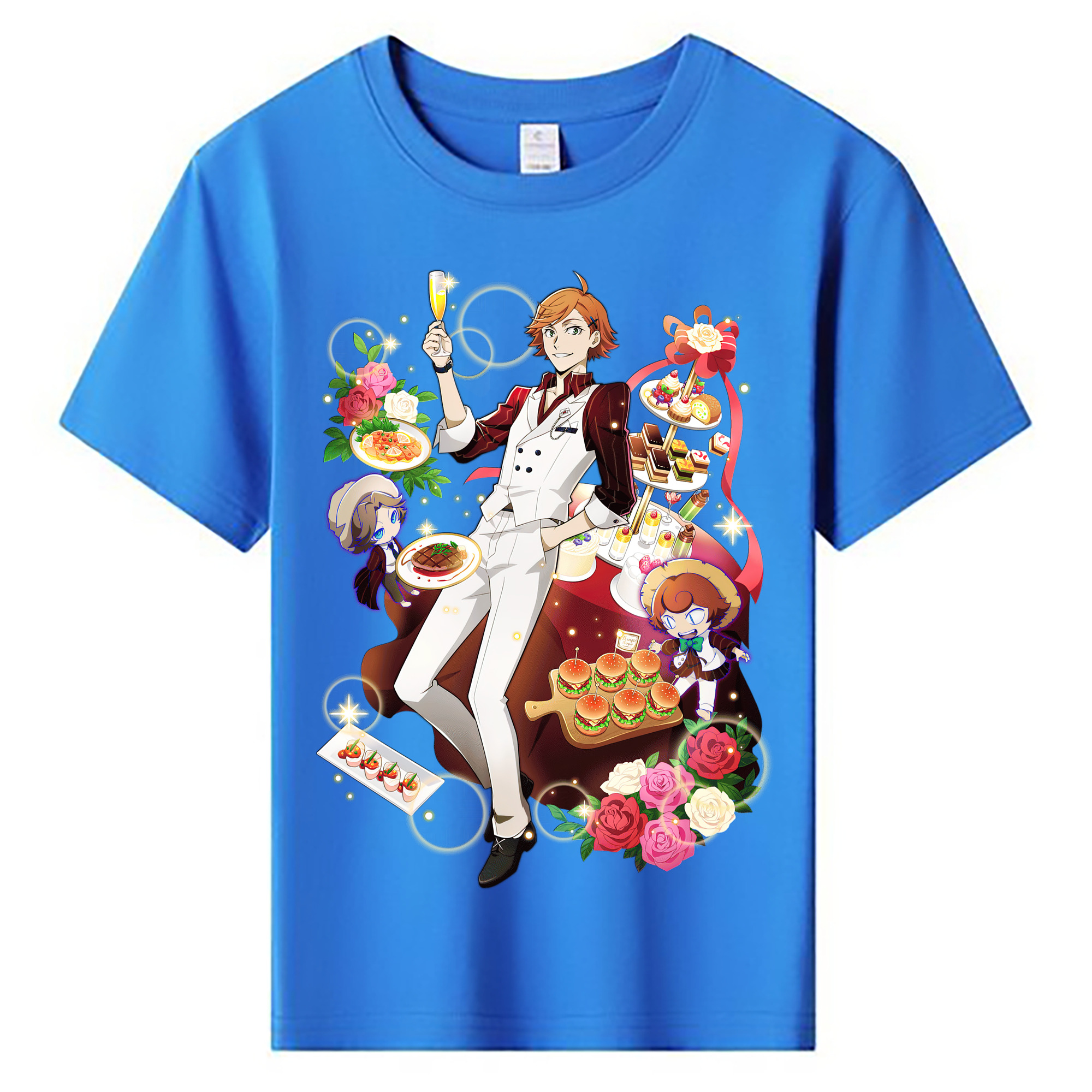 （画像用） 文豪ストレイドッグス Bungo Stray Dogs 綿100％キッズTシャツ（フロントプリント）